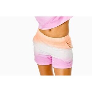 Lilly Pulitzer 5" Kylar Knit Shorts Cantaloupe Dip Dye Printed Resort L 281309